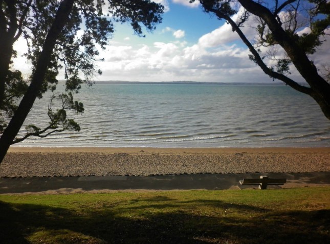 A sunny but probably windy day at Point Chevalier beach on Tuesday, ‎14 ‎January ‎2014, ‏‎3:28pm
